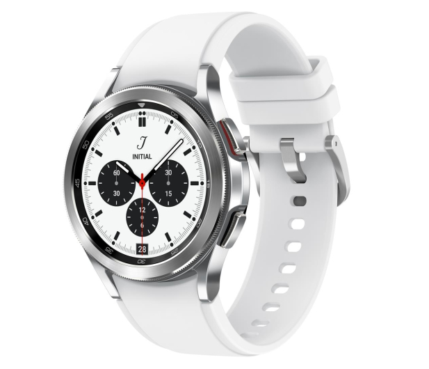 SAMSUNG Galaxy Watch 4 Classic LTE 42 lte  mm srebrny - 671344 - zdjęcie